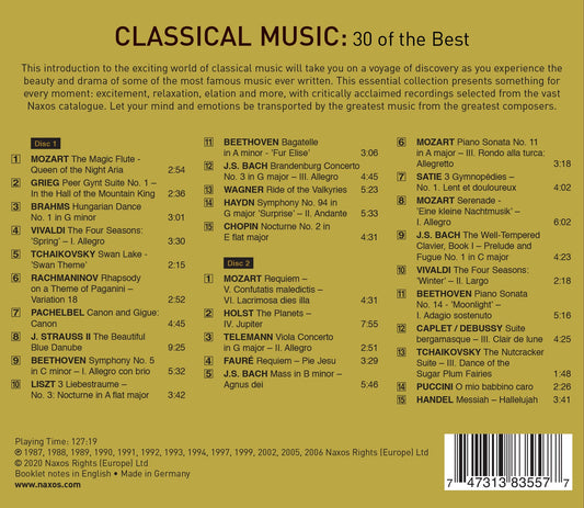CLASSICAL MUSIC - 30 of the Best