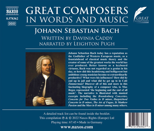 J. S. Bach: Great Composers In Words & Music Various