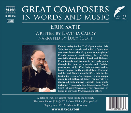 Satie: Great Composers In Words & Music Lucy Scott