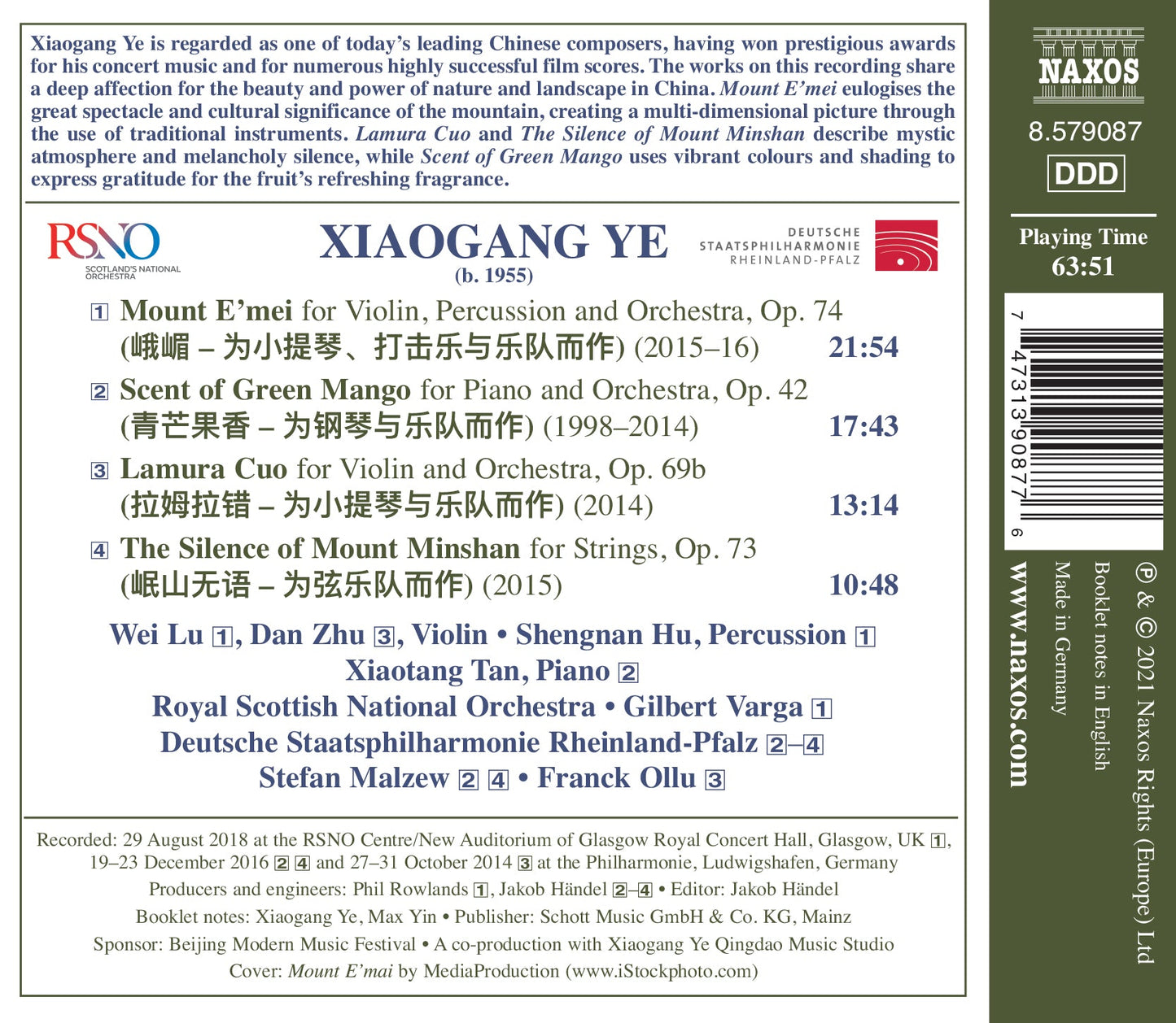 Xiaogang Ye: Scent Of Green Mango