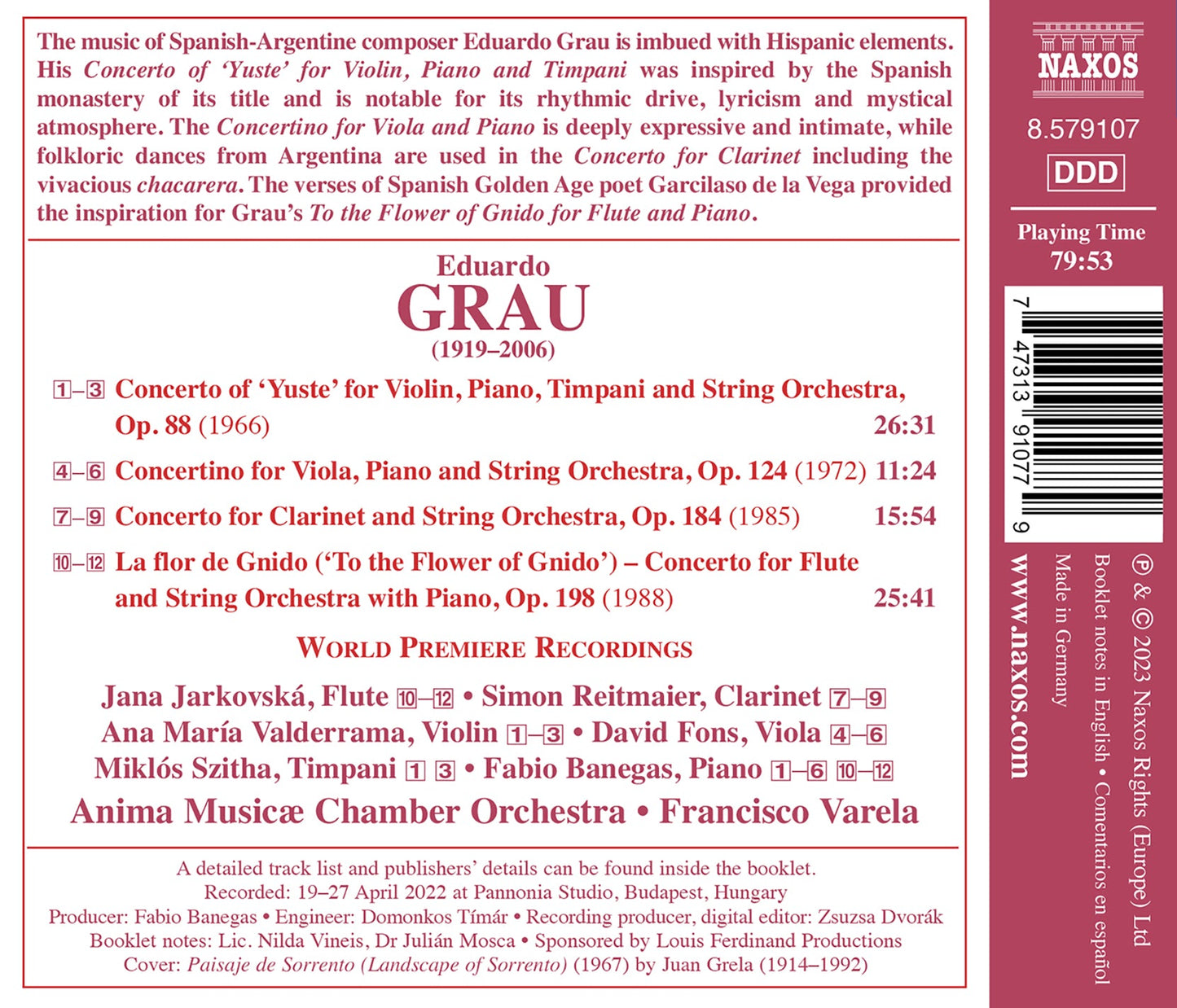 Grau: Concertos for Soloists and String Orchestra