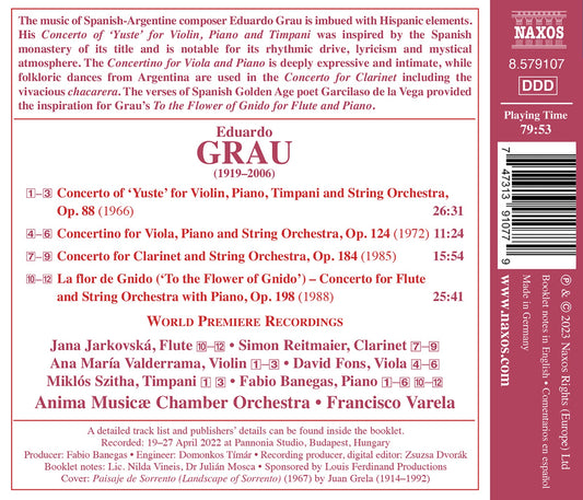 Grau: Concertos for Soloists and String Orchestra