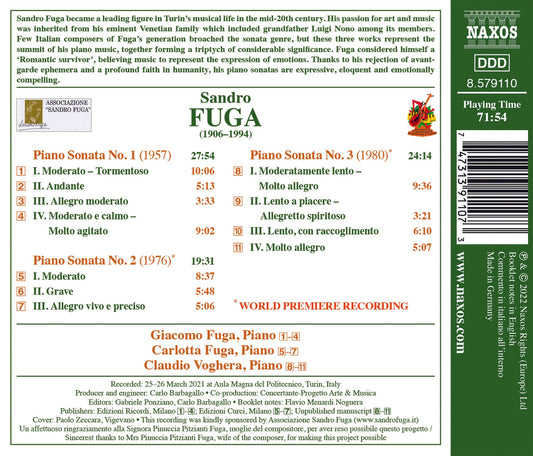 Fuga: Piano Sonatas Nos. 1-3