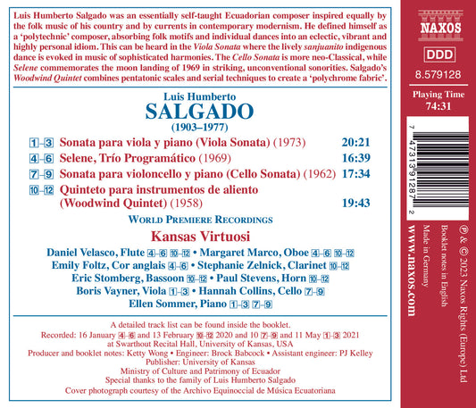 Salgado: Chamber Music, Vol. 1