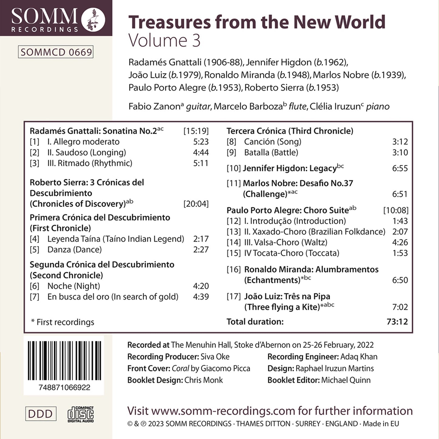 Treasures From The New World, Vol. 3