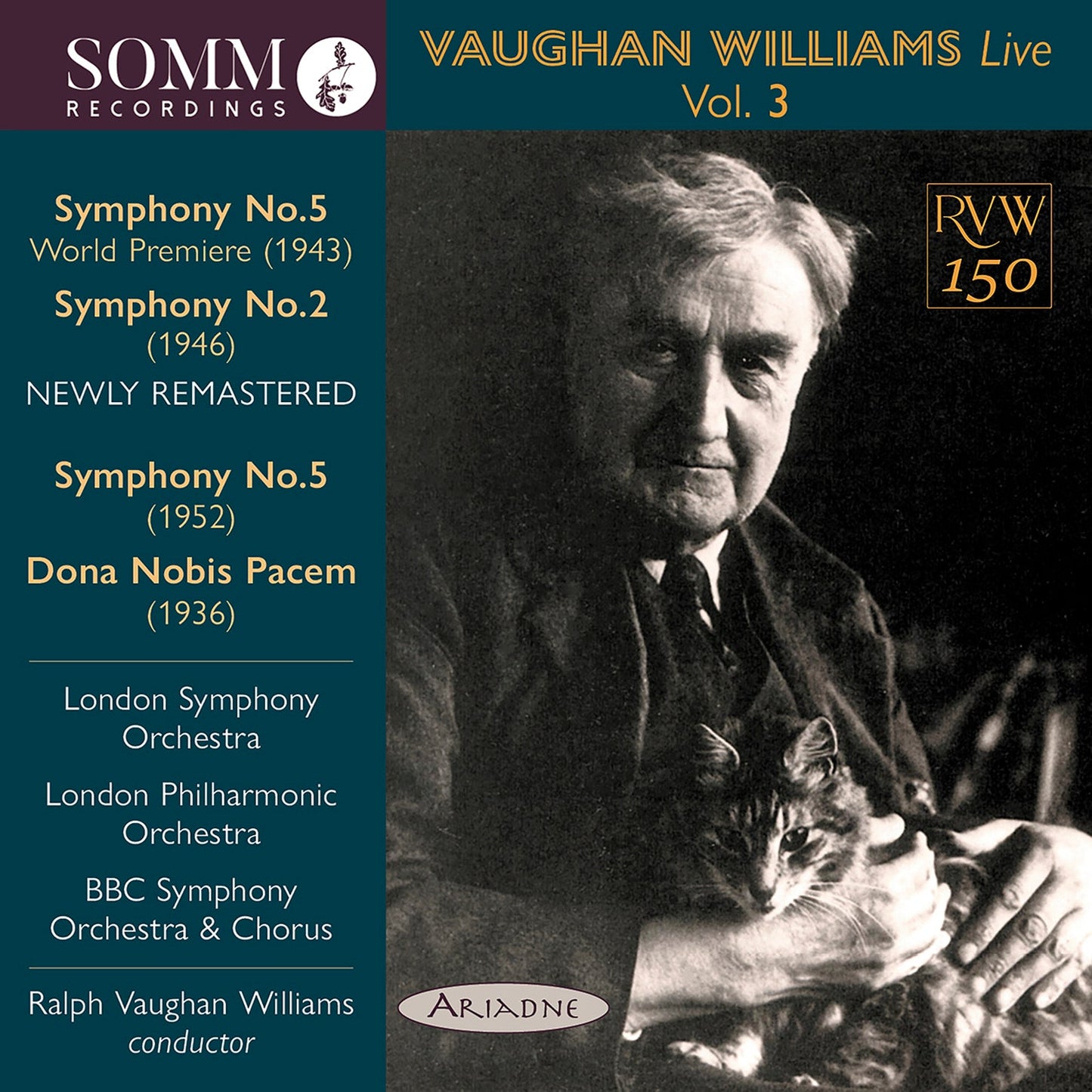 Vaughan Williams Live, Vol. 3 London Symphony Orchestra, London Philharmonic Orchestra, Bbc Symphony Orchestra, Bbc Chorus, Renee