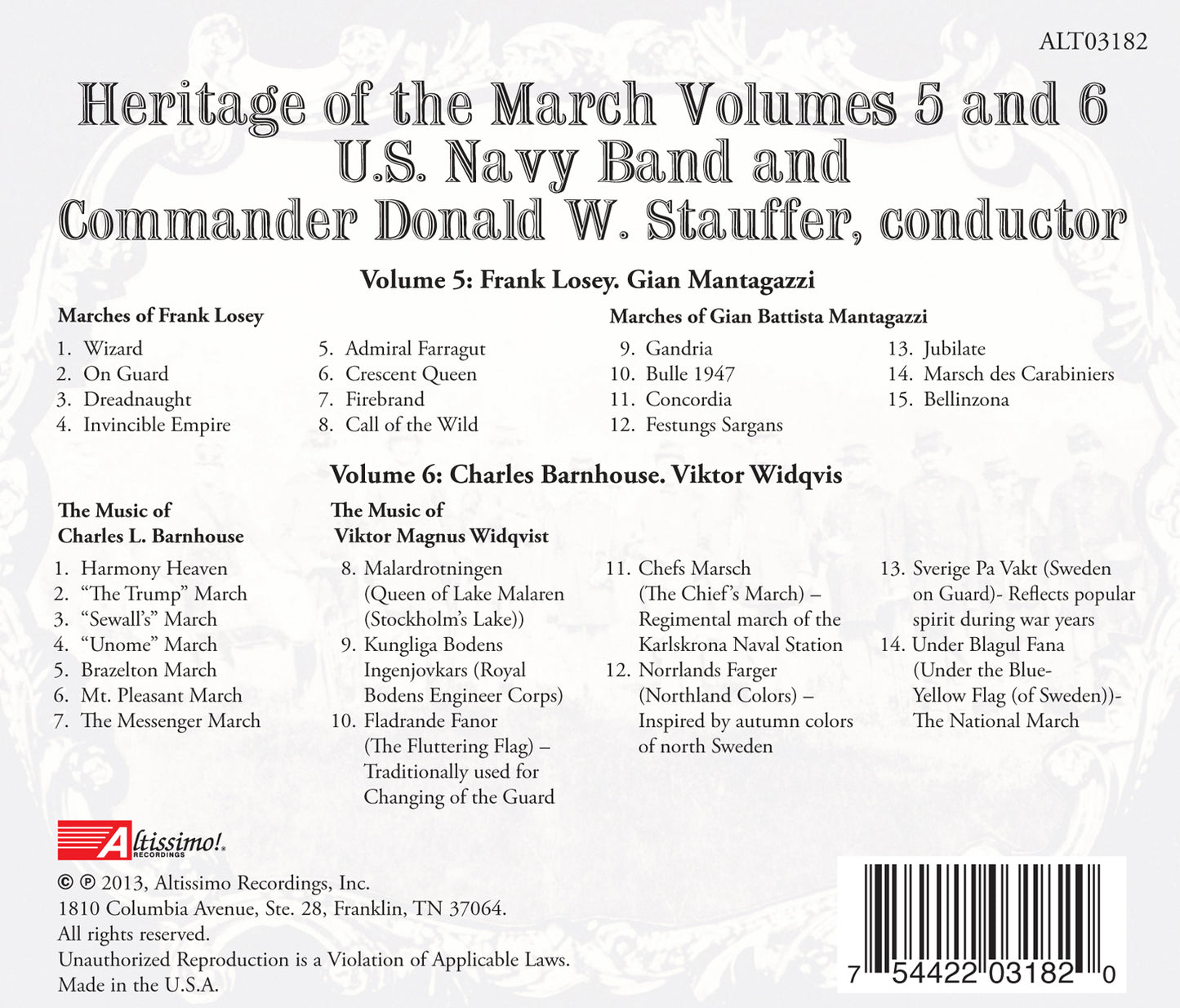Heritage of the March, Vols. 5 & 6 [2 CDs]