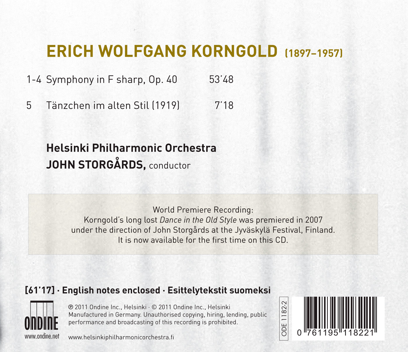 SYMPHONY IN F SHARP TANZCHEN