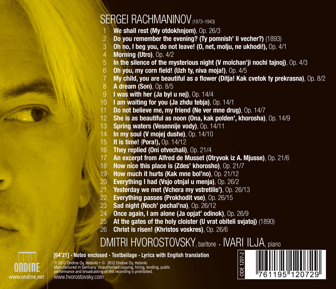 Rachmaninov: Romances