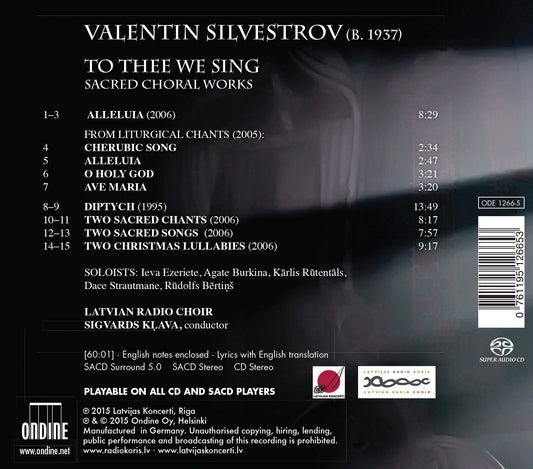 Silvestrov: To Thee We Sing
