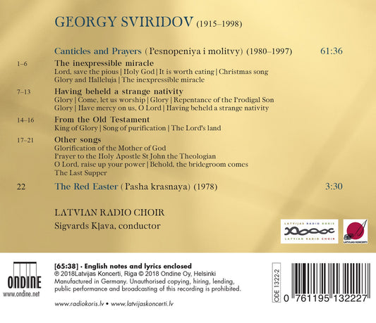 Sviridov: Canticles & Prayers