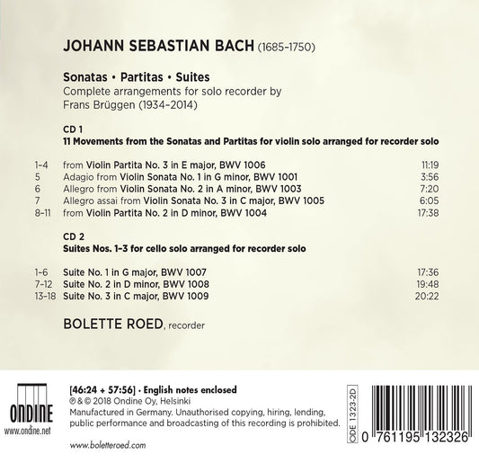 J.S. Bach: Sonatas, Partitas & Suites – Complete Arrangement