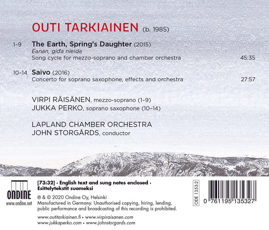 Outi Tarkiainen: The Earth, Spring's Daughter - Saivo