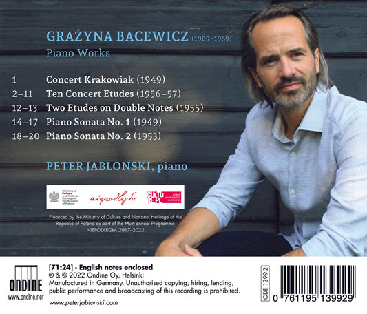 Bacewicz: Piano Works