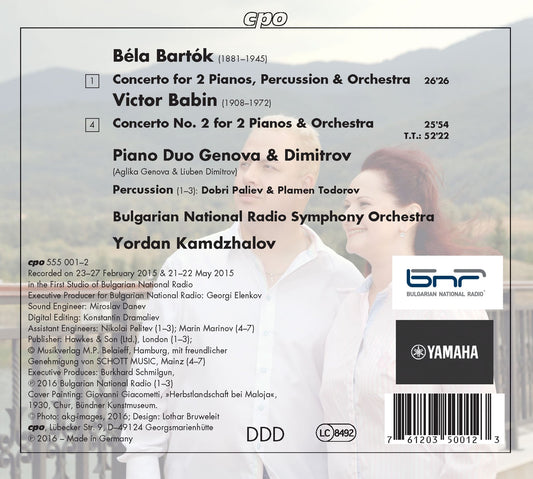 Bartók & Babin: Piano Concertos