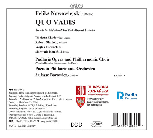 Nowowiejski: Quo Vadis