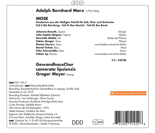 Adolf Bernhard Marx: Mose