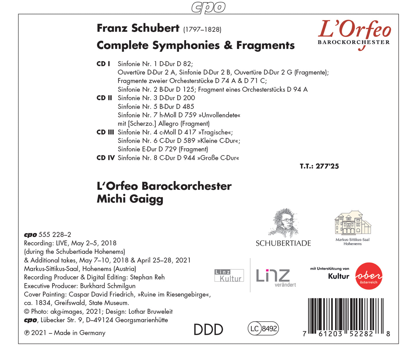 Complete Symphonies & Fragment