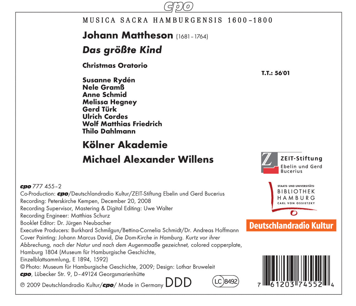 Mattheson: Das groste Kind
