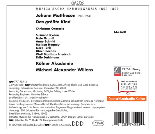 Mattheson: Das groste Kind