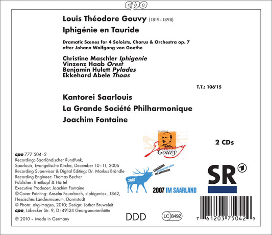 Gouvy: Iphigénie en Tauride, Op. 7