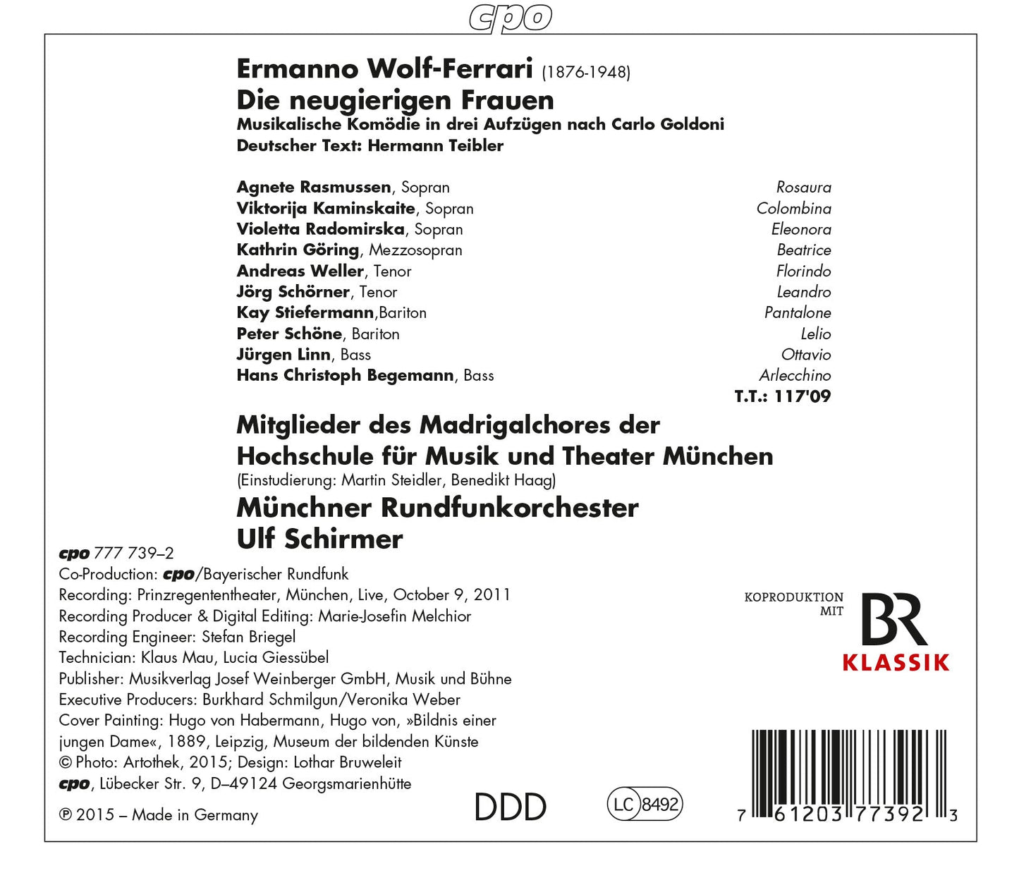 Wolf-Ferrari: Die neugierigen Frauen (Le donne curiose)