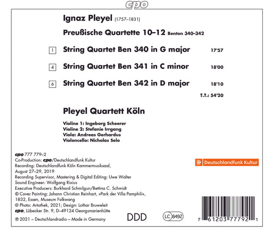 PREUSISCHE QUARTETTE 10-12