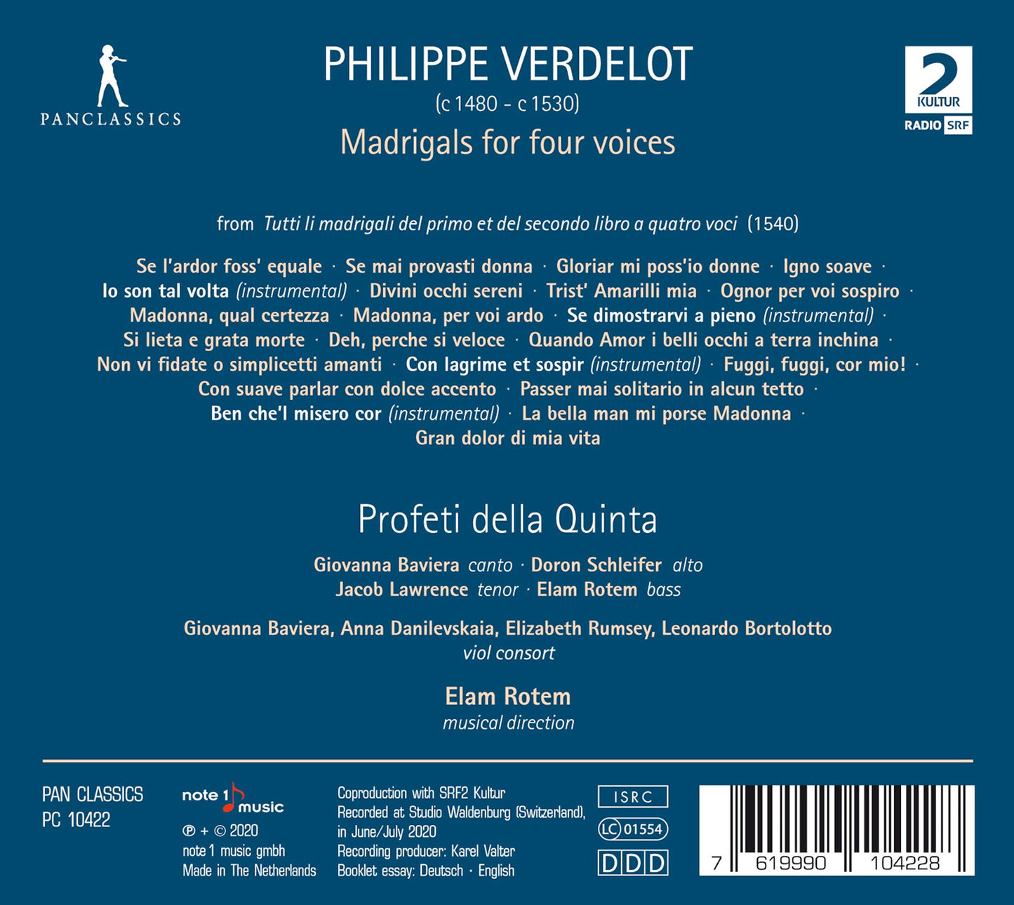 Madrigal For Four Voices