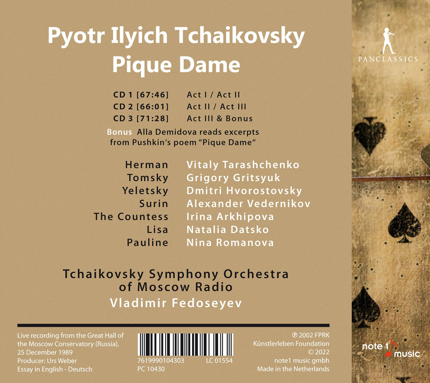 Tchaikovsky: Pique Dame