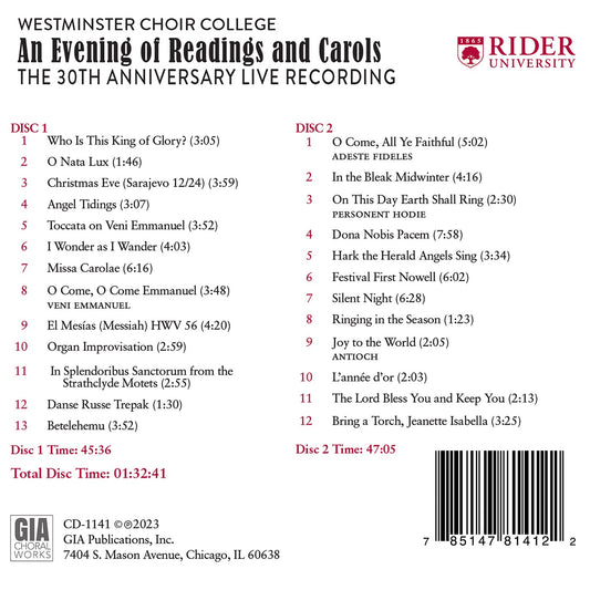 Westminster Choir College - An Evening of Readings & Carols