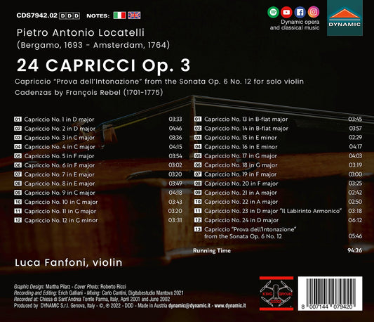 Locatelli: 24 Capricci Plus One