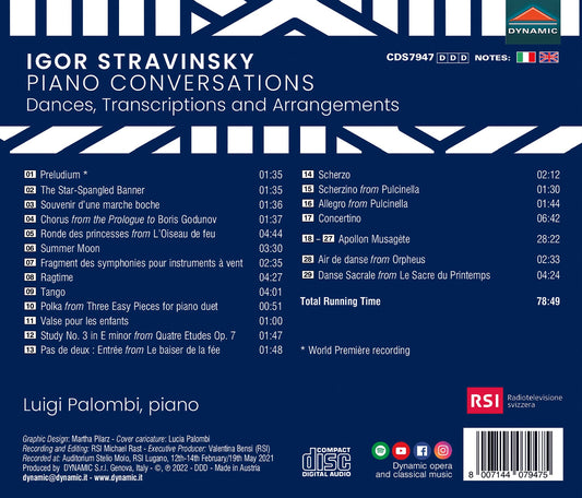 Stravinsky: Piano Conversations - Dances, Transcriptions & A