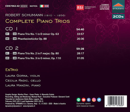 Schumann: Complete Piano Trios
