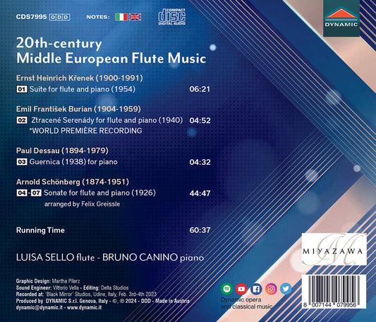 20th-Century Middle European Flute Music