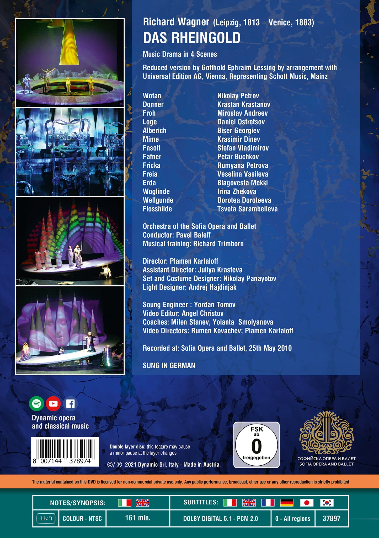 Wagner: Das Rheingold Baleff, Orchestra Of Sofia Opera And Ballet