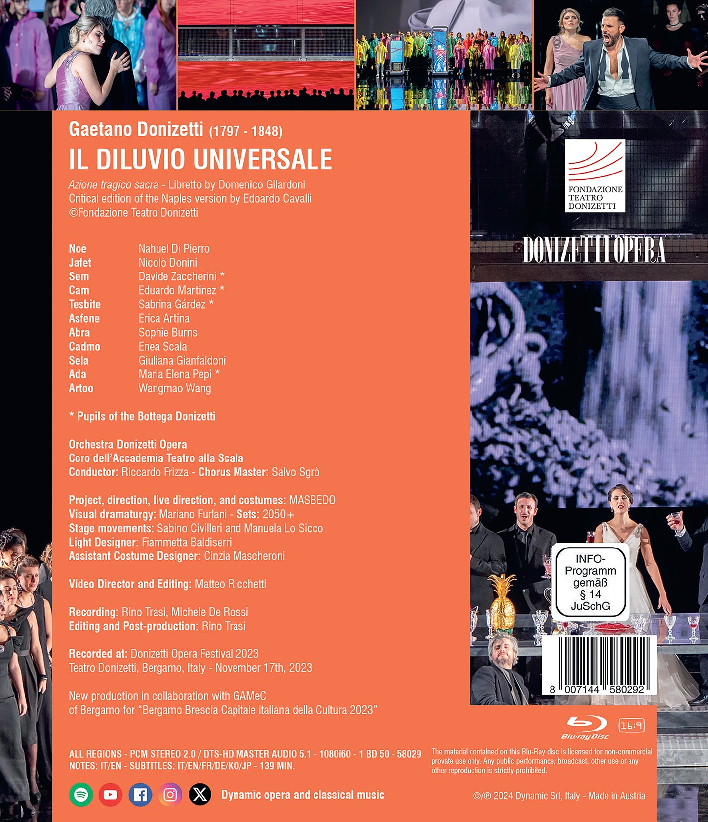 Donizetti & Gilardoni: Il diluvio universale