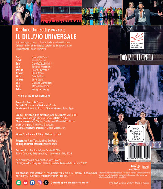Donizetti & Gilardoni: Il diluvio universale