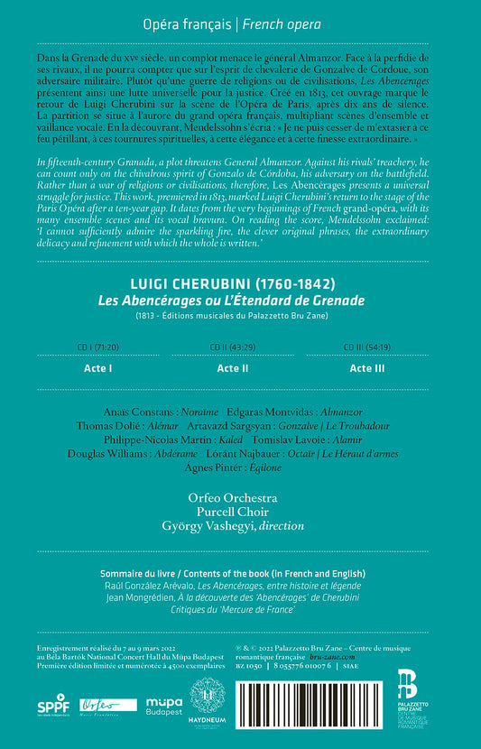 Cherubini: Les Abencerages Ou L'Etendard De Grenade