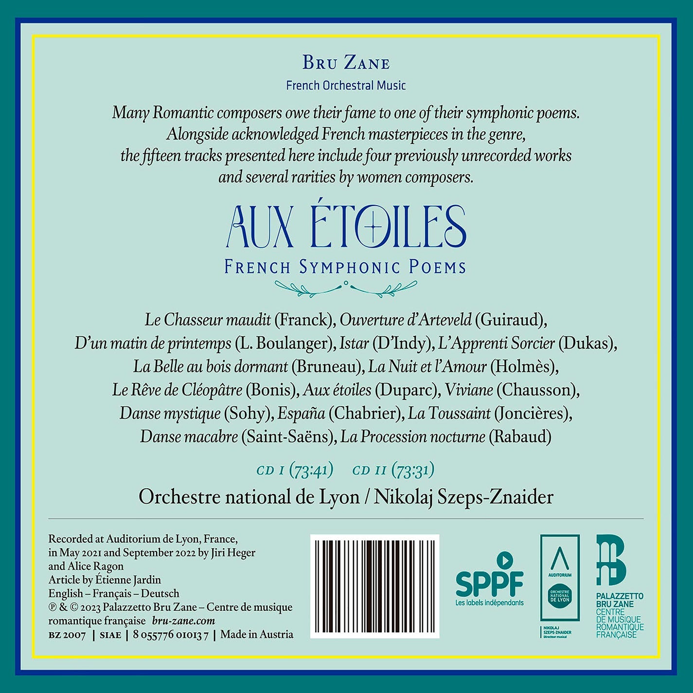 Aux etoiles - French Symphonic Poems