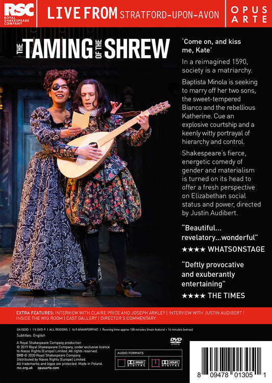Shakespeare: The Taming Of The Shrew Various