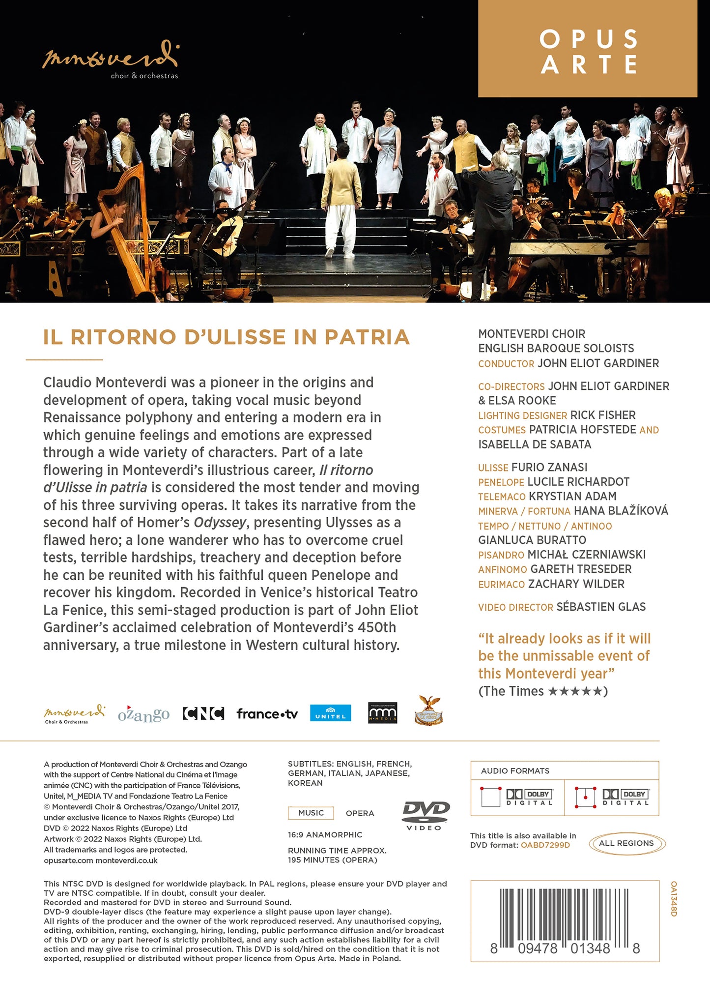 Monteverdi: Il ritorno d’ulisse in patria