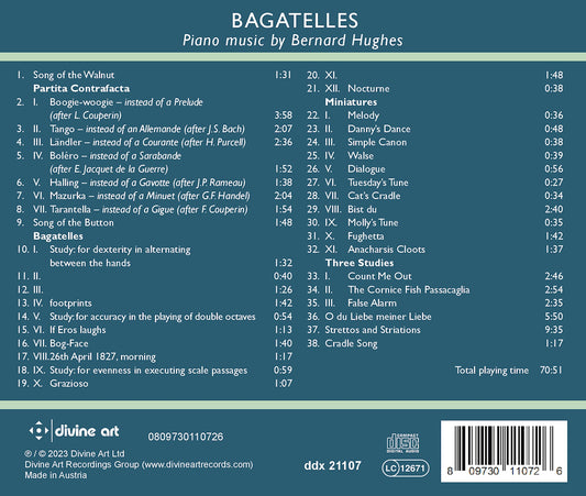 Bagatelles - Piano Music by Bernard Hughes / Matthew Mills