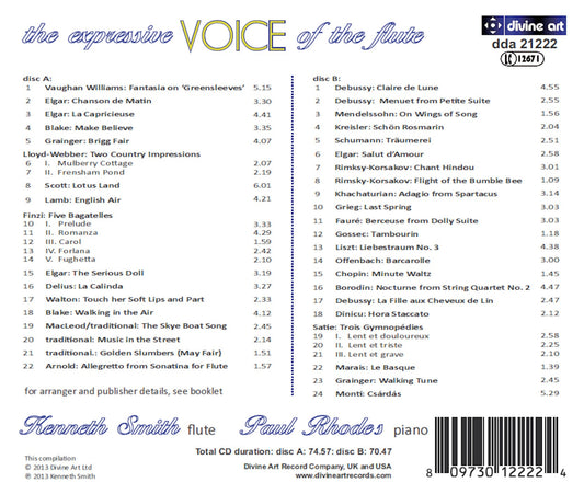The Expressive Voice of the Flute / Smith, Rhodes