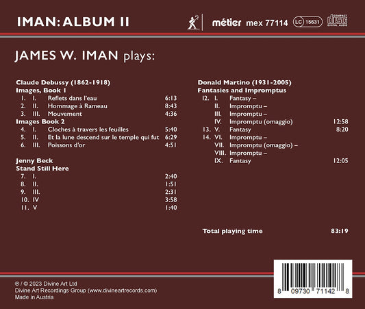 Beck, Debussy & Martino: Iman Album Ii
