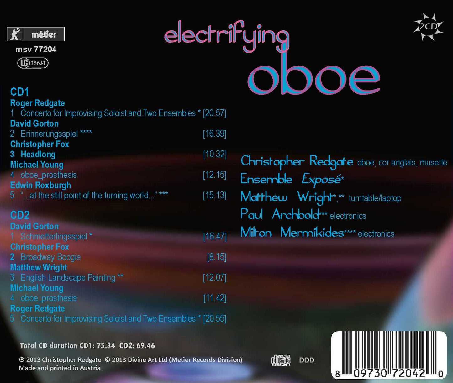 Electrifying Oboe / Ensemble Expose