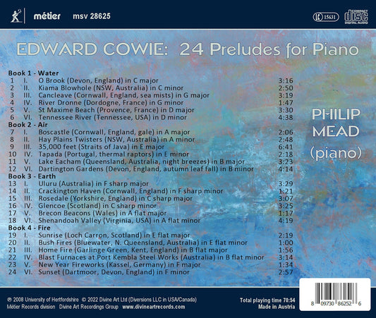 Cowie: 24 Preludes for Piano