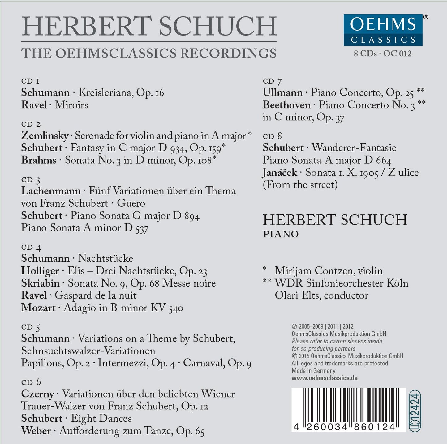 Herbert Schuch: The OehmsClassics Recordings
