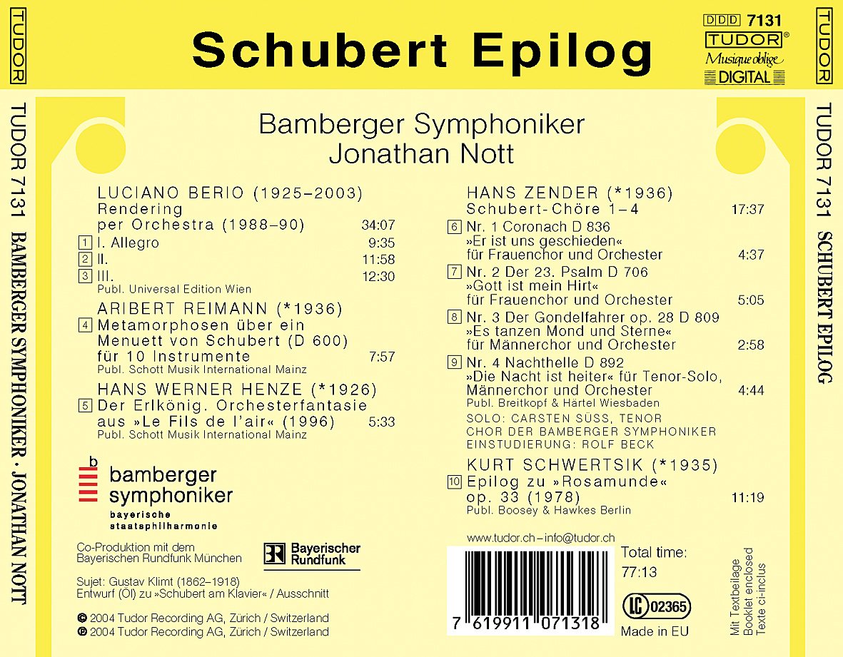SCHUBERT EPILOG