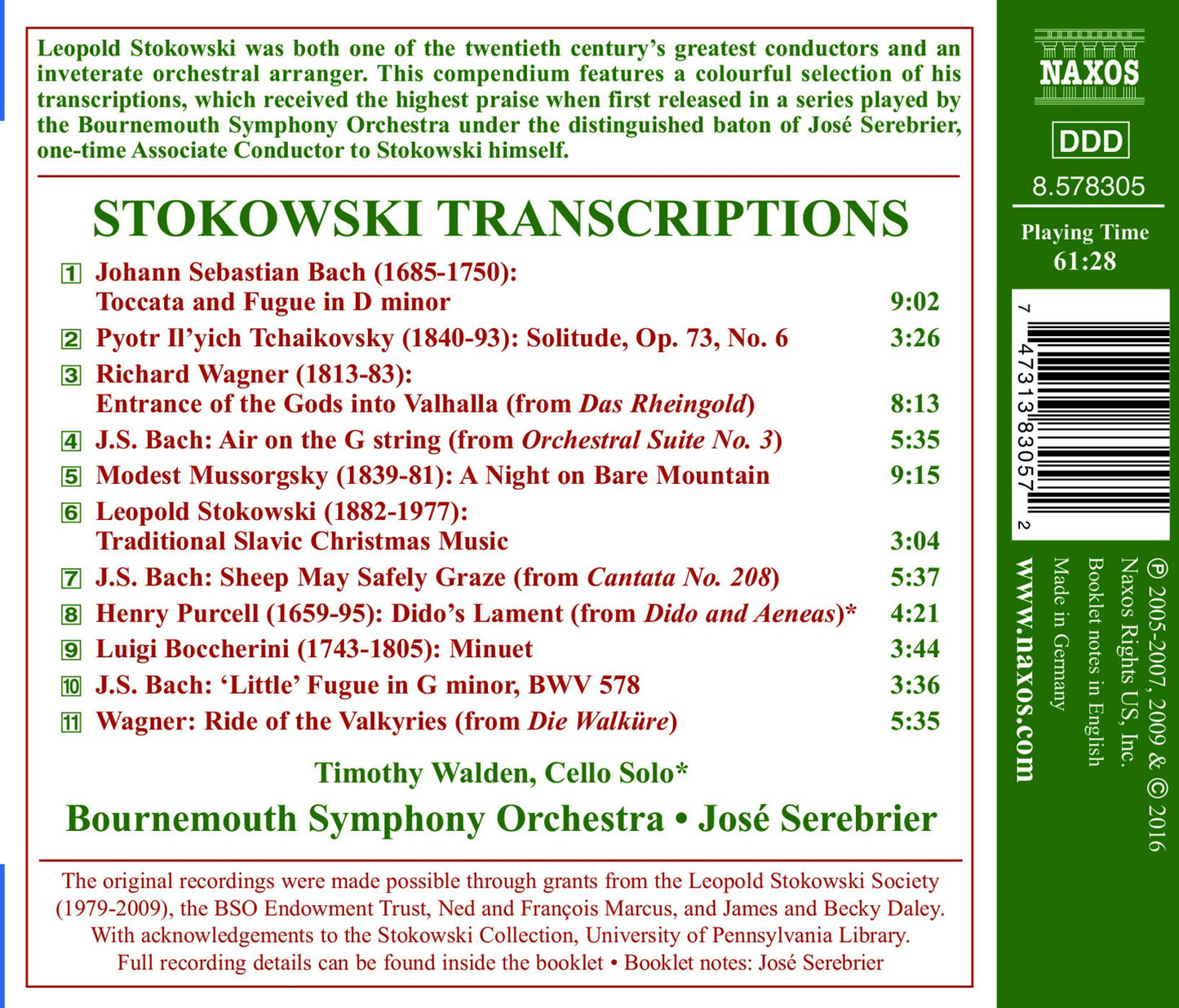 Stokowski Transcriptions