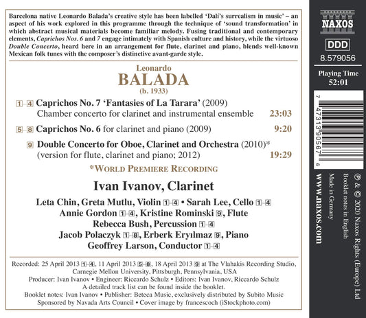 Balada: Works for Clarinet